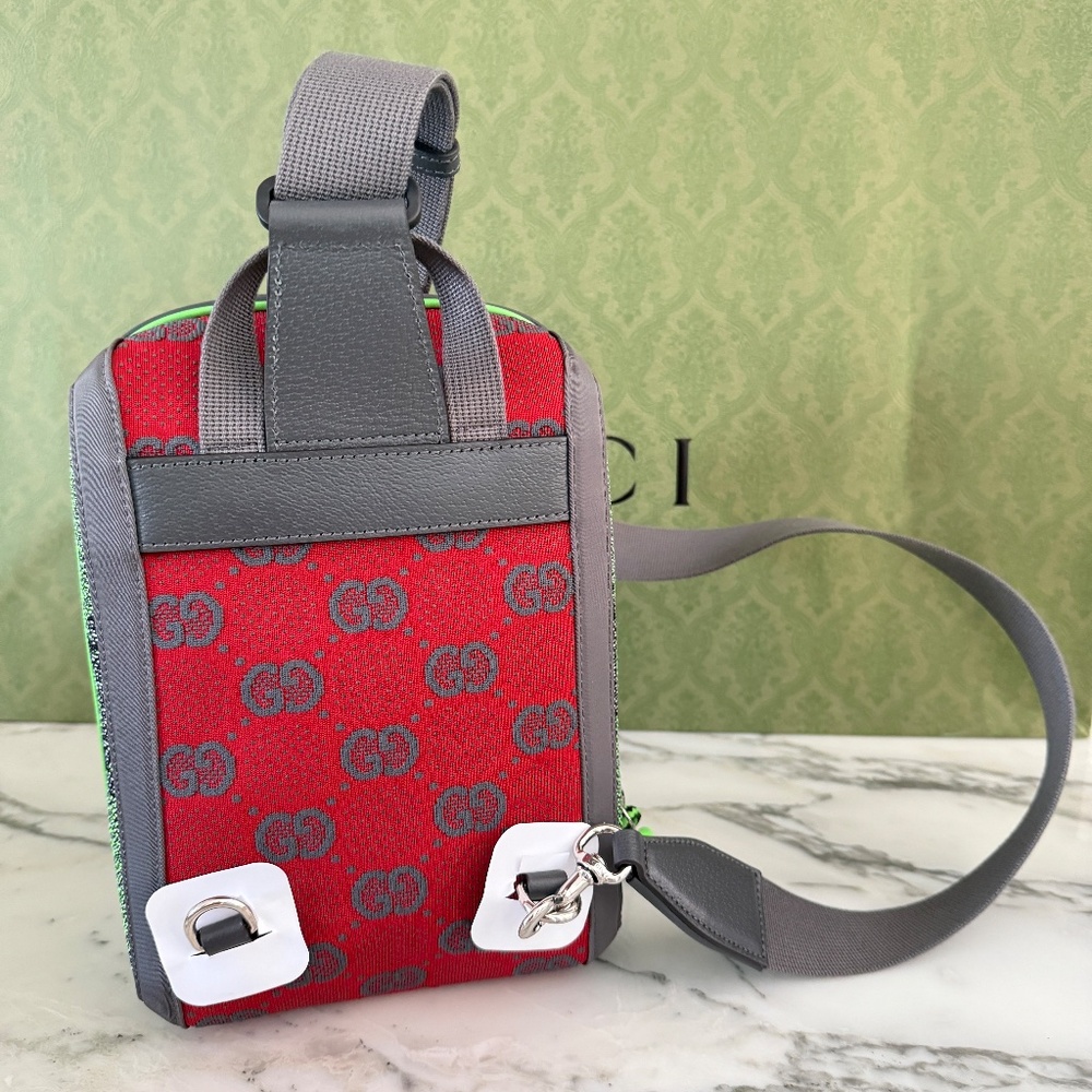 Gucci‎ 763430 Two-way Jersey GG Cloth backpack - Picture 5 of 15